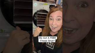 We got a FREE Harvest Right Freeze Dryer!