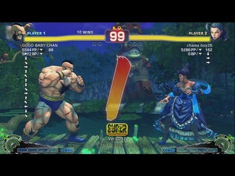 Hagejin (Zangief) vs Chama Boy (Rose) - AE 2012 Match *1080p*