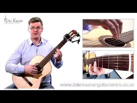Spanish Romance (Romanza) Guitar Lessons available in Belfast with teacher Brian Keenan. PART 1/4