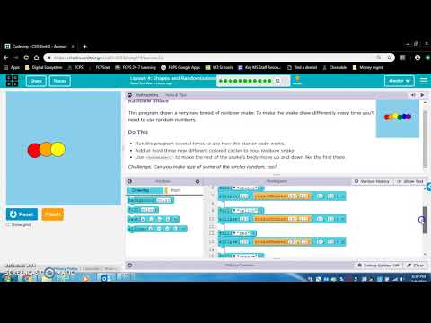 Code.org | Computer Science Discoveries | Unit 3 Lesson 4 part 2 exercises