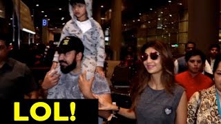 Shilpa Shetty FOOLS Around With The Media :)