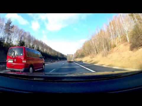Time lapse drive 36x -  Brno - Carlsbad (Karlovy Vary) 340km , Czech Republic