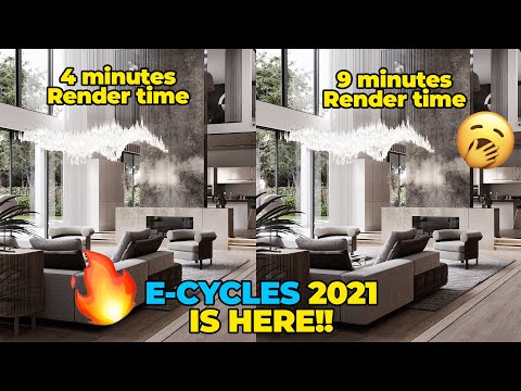 E-Cycles 2021! Killer new features to enhance your Arch-Vis in Blender! iMeshh Tutorial