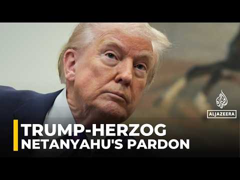 Trump calls Israel’s president ‘disgraceful’ for not pardoning Netanyahu