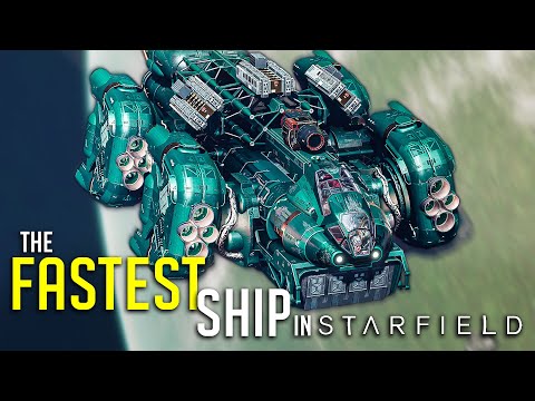 Starfield - The FASTEST SHIP You Can Build - How To Make This Bounty Hunter Ship