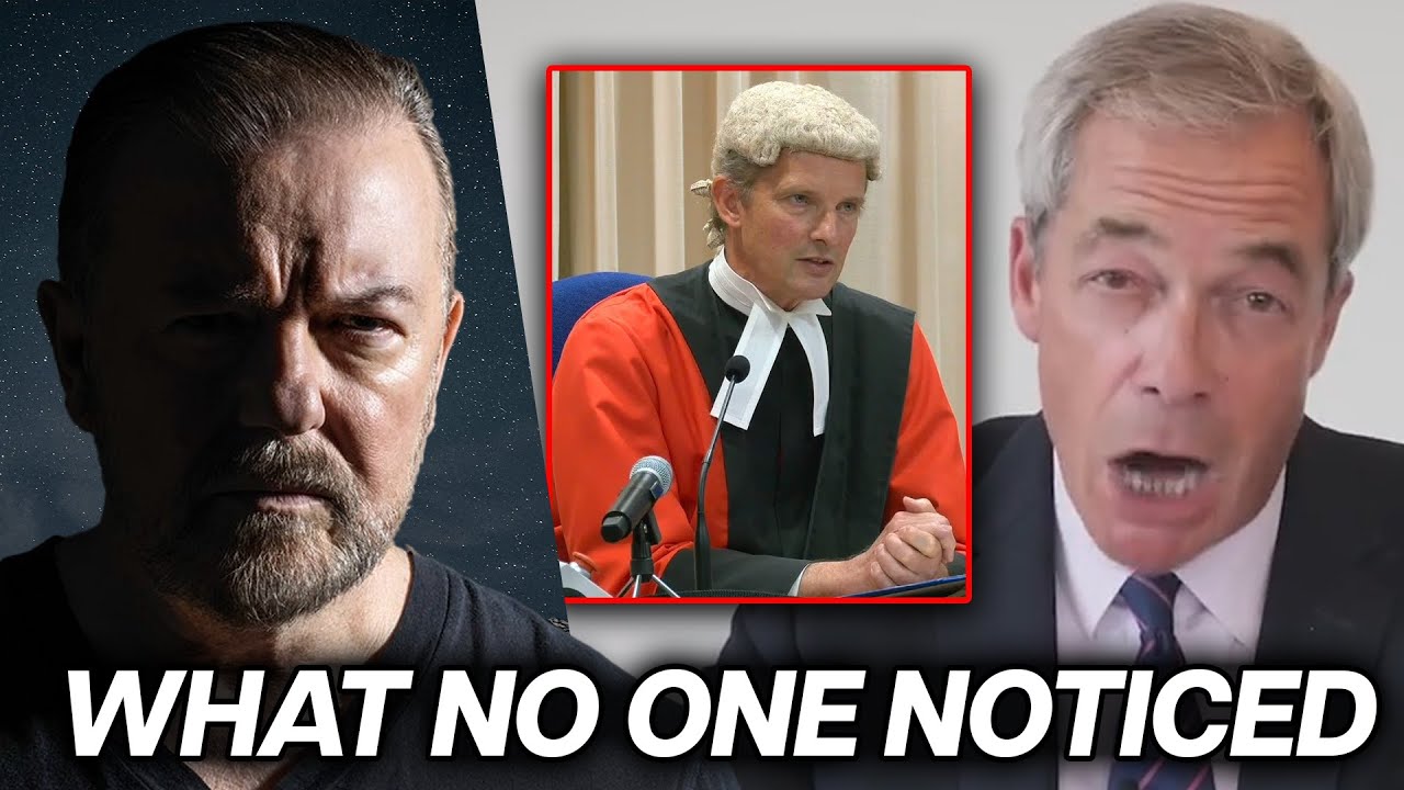 Nigel Farage Spotted Something About the UK Riots Sentences You Need To Hear - Ricky Gervais