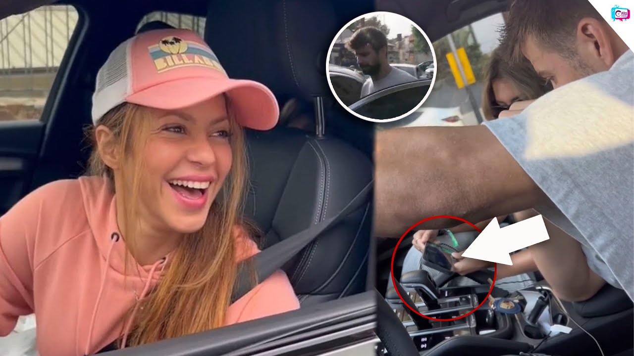 Piqué y clara chia son captados viendo el video de monotonía. Shakira reacciona y se burla de ellos