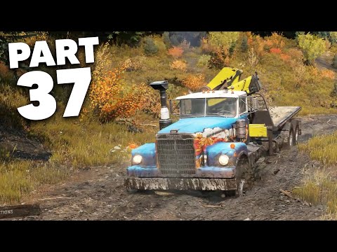 SNOWRUNNER Gameplay Walkthrough Part 37 - BACK TO MICHIGAN & Free White Western Star 4964