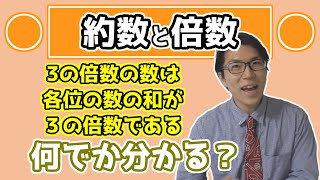 【高校数学】約数と倍数～倍数の判別法の理解をしよう～ 5-1【数学A】
