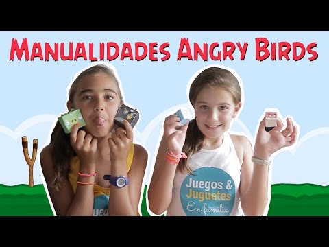 MANUALIDADES FACILES // ANGRY BIRDS 🐤 PARA HACER EN CASA ✂️