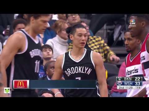 2017-03-25  Nets vs Wizards Jeremy Lin's Offense & Defense Highlights