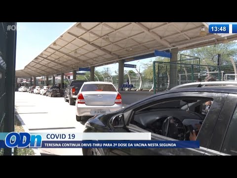 Teresina continua Drive-Thru para segunda dose contra Covid nesta Segunda 26 07 2021