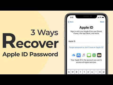 [2022] Forgot Apple ID Password 3 Ways to Recover/Reset Apple ID/iCloud Password