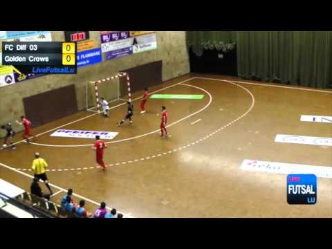 FC Differdange 03 VS Golden Crows Feulen 1/4 Final Coupe Futsal FLF 15/16 (Complet)