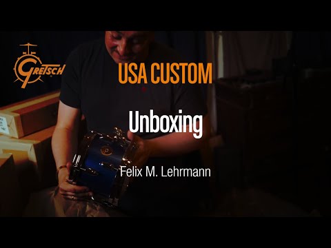Big news and big drums! 🎉: New Steve Hackett drummer FELIX M. LEHRMANN unboxes his USA Custom kit