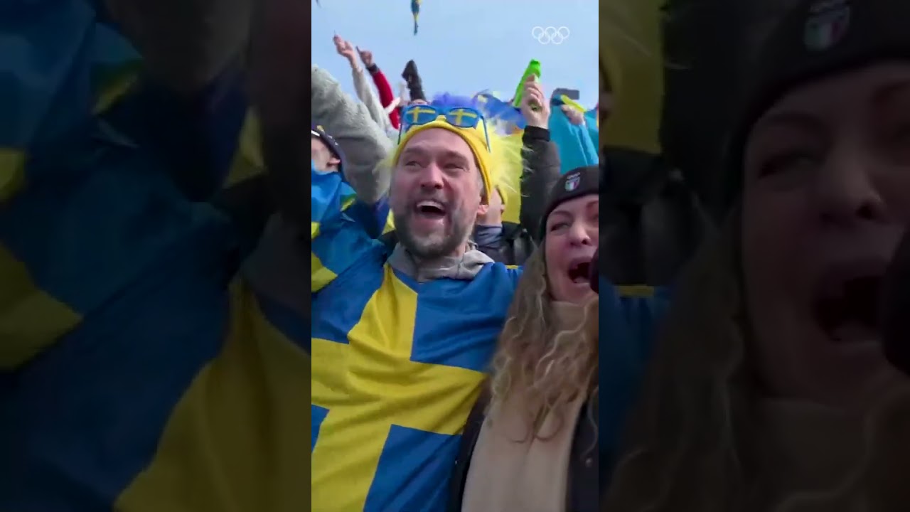 Golden scenes in the stands. 🥇🔥