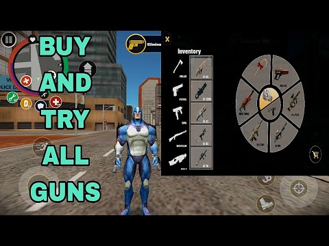 Ultimate Rope Hero Gun Showcase | All Weapons Tested! |