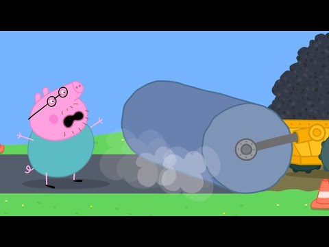 Daddy Pig's New Road 🚧 🐽 Peppa and Friends Full Episodes