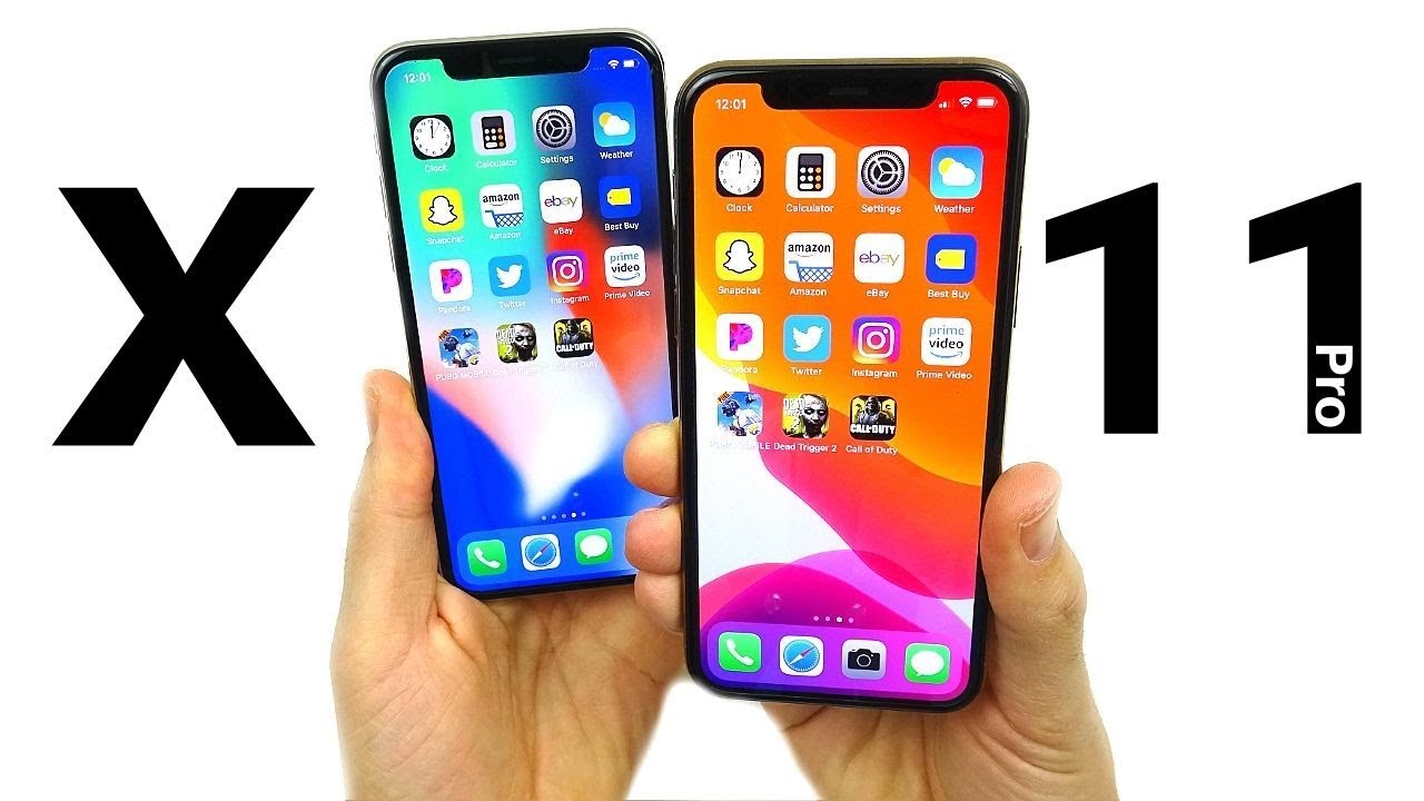 iPhone X vs iPhone 11 Pro Speed Test!