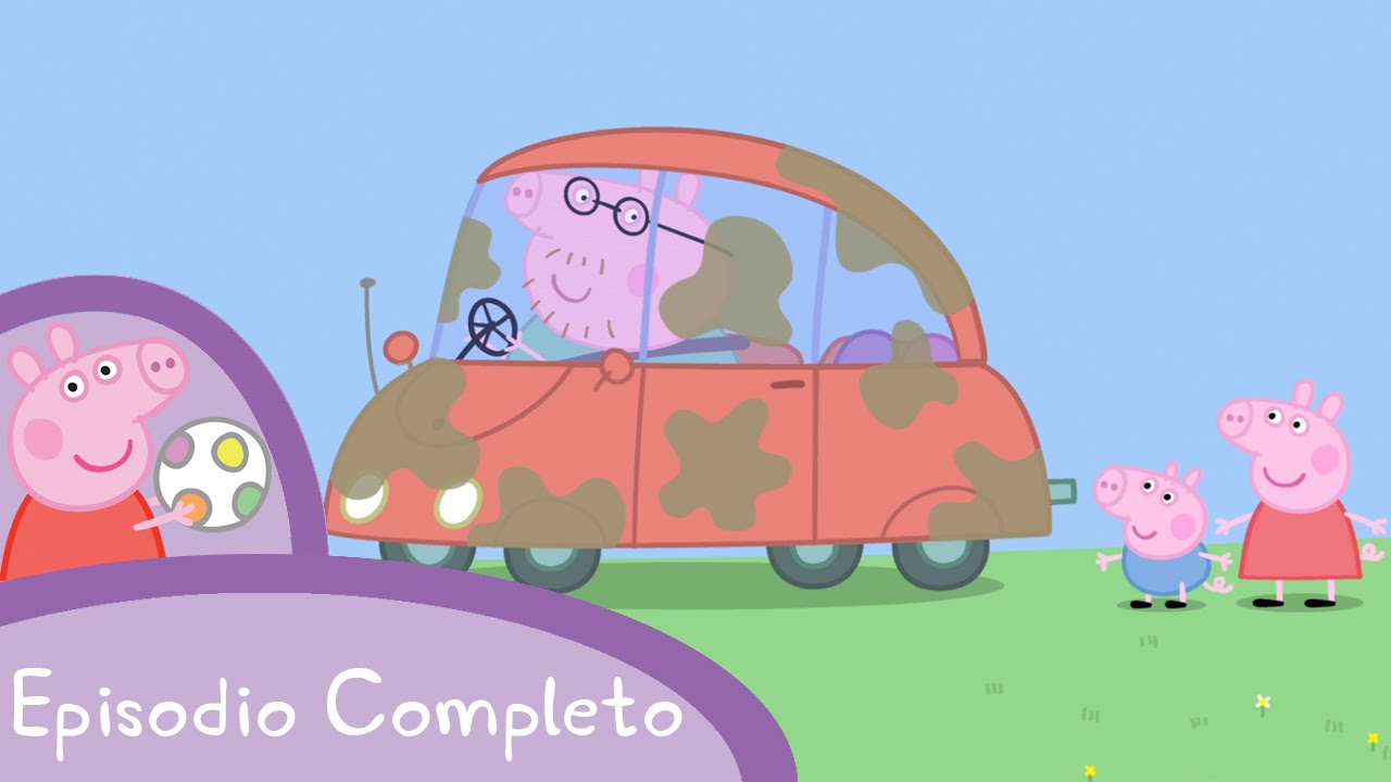 Свинка Пеппа S01 E33 : Чистка автомобіля (італійська)