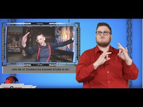 Join me at Starbucks signing store in DC! (ASL - 11.9.19)