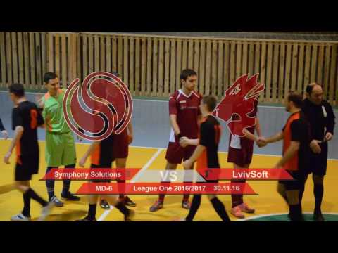 Symphony Solutions 10 - 2 LvivSoft (League One 2016/2017, Group Stage Highlights)