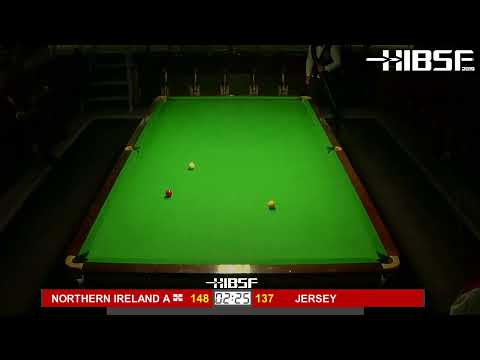 HIBSF 2019 Billiards - Chris Johnston (Northern Ireland A) vs Richard de la Haye (Jersey)