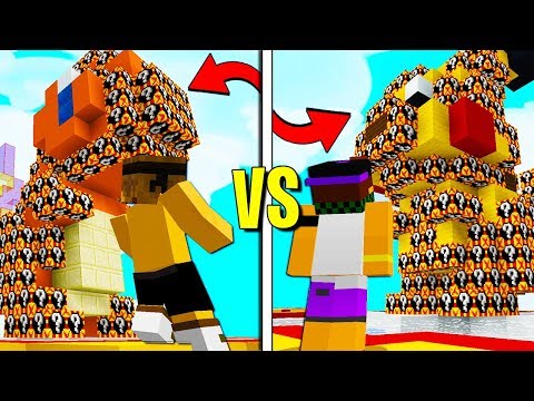 Minecraft ITA - STATUA LUCKY PIKACHU contro LUCKY CHARMENDER