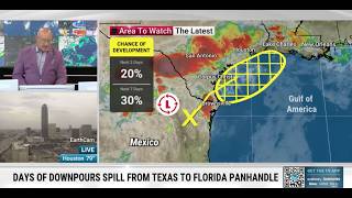 Life-Threatening Flash Flooding Threatens Texas & Gulf Coast | Jim Cantore Explains
