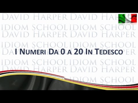 I Numeri Da 0 a 20 in Tedesco