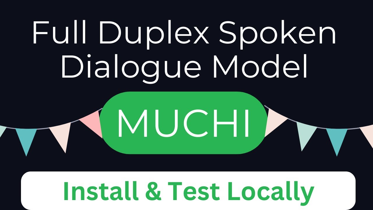 Muchi - Finetuned Moshi - Full Duplex Spoken Dialogue Model - Install Locally