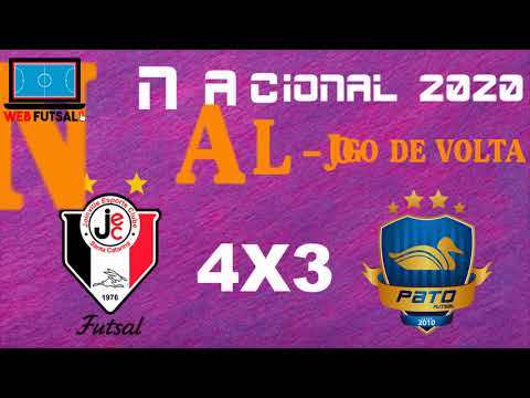 JEC/Krona (Joinville) (2) 2 X 3 (0) Pato Futsal - Quartas de Final - Liga Nacional 2020