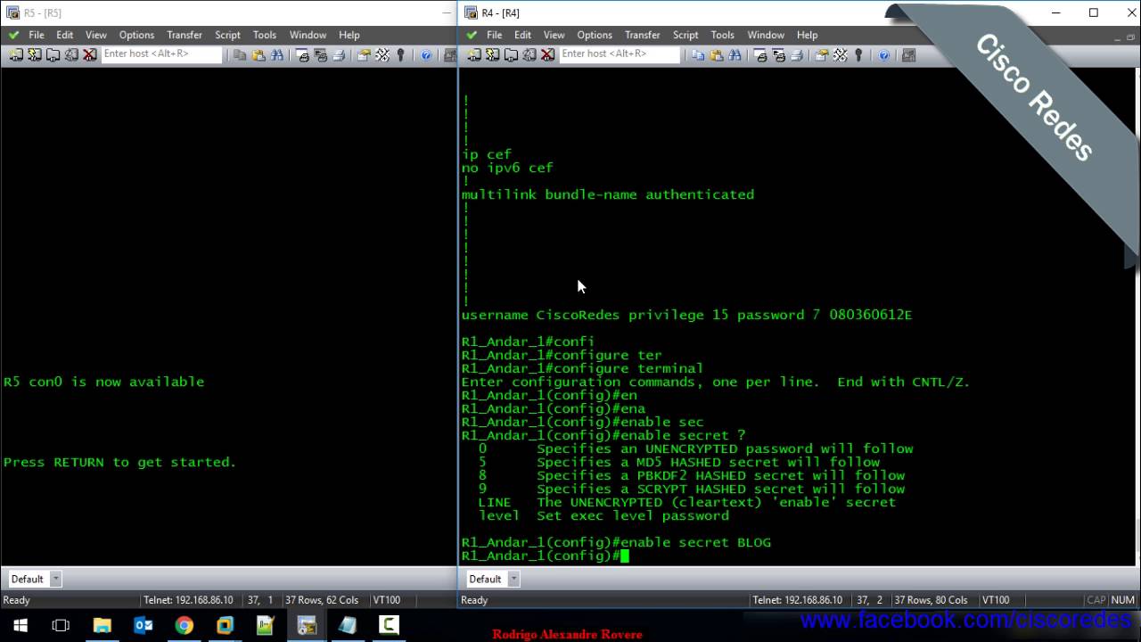 Aula 1 - Comandos Básico - Cisco