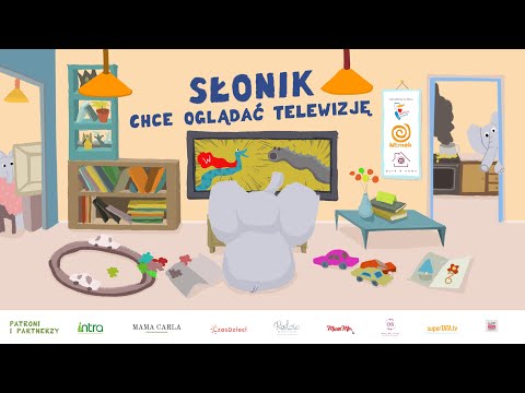 SŁONIK W DOMU - cz. 3. Słonik chce oglądać telewizję - słuchowisko | Teatr MŁYN