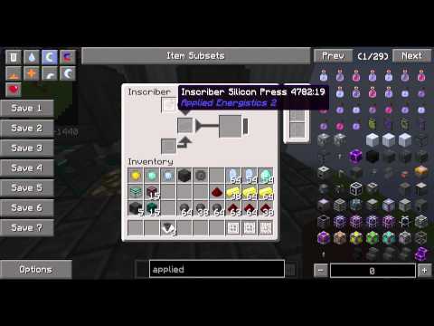 Easy AE2 Inscriber Automation Tutorial 1.7.10