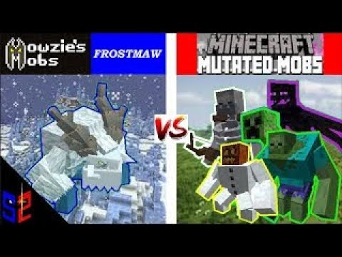 Frostmaw VS Mutant Beasts in Minecraft | Mob Battles | TRS2