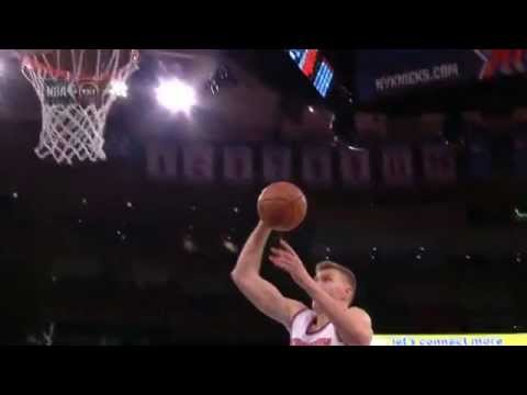 NBA 2015-16 Porzingis Steals, Spins and Slams | Atlanta Hawks @New York Knicks  October 29 2015