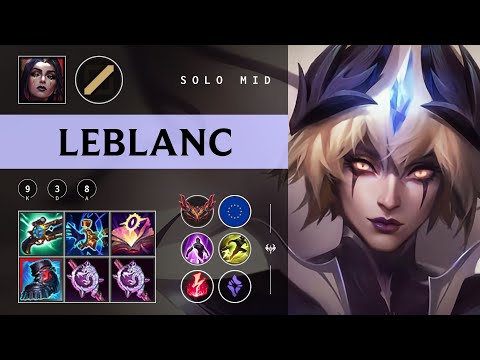 LeBlanc Mid vs Syndra - EUW Grandmaster Patch 25.24