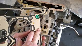 Chevy Straight 6 4.2 Head gasket leaking coolant from the side of the head