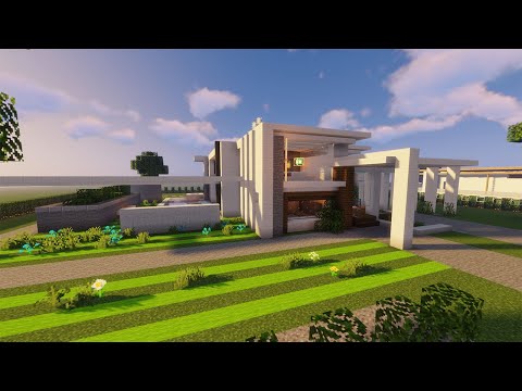 EPIC Minecraft Modern House + FREE Map!
