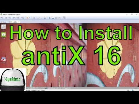 How to Install antiX 16 + VMware Tools on VMware Workstation/Player Easy Tutorial [HD]