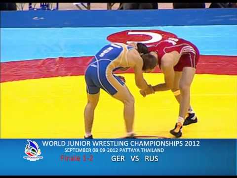 WORLD JUNIOR WRESTLING CHAMPIONSHIPS 2012_GER VS RUS