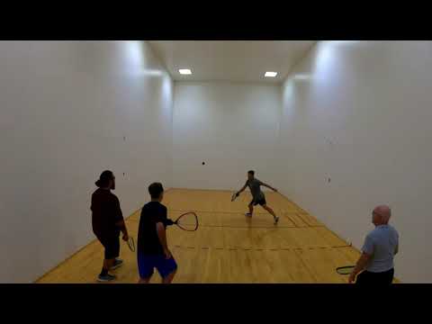 Racquetball - 9-9-20 - Dan, Vince, Pisi and David