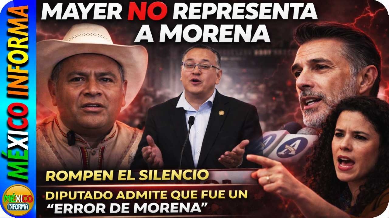 DIPUTADOS DE MORENA ROMPEN EL SILENCIO TRAS REGRESO DE SERGIO MAYER. SUPLENTE LO REVELA TODO.