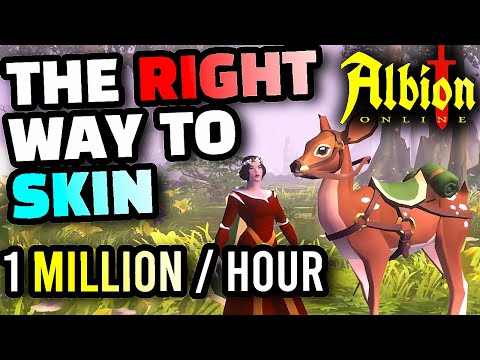 Albion Online - How to Make 1 Million Silver An Hour Skinning in a Tier 4 Blue Zone, FULL Guide