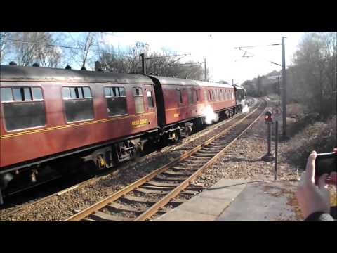 48151 at Keighley with The Yorkshire Coast Express - 03/04/13