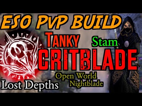 ESO PvP Build: StamBlade Open World | "The CritBlade"