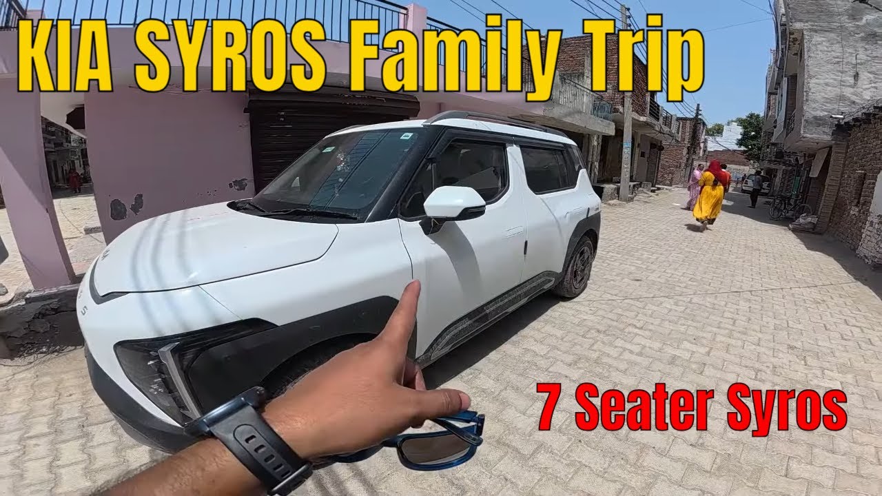 First Family Trip on New KIA Syros 2025 Car - 7 People Trip on KIA SYROS #kiasyros #kiasyros2025