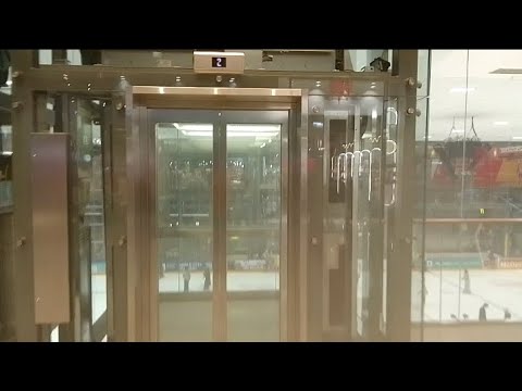 Very nice 2018 Kone MRL Traction Elevators in Riga Akropole, Riga, Latvia