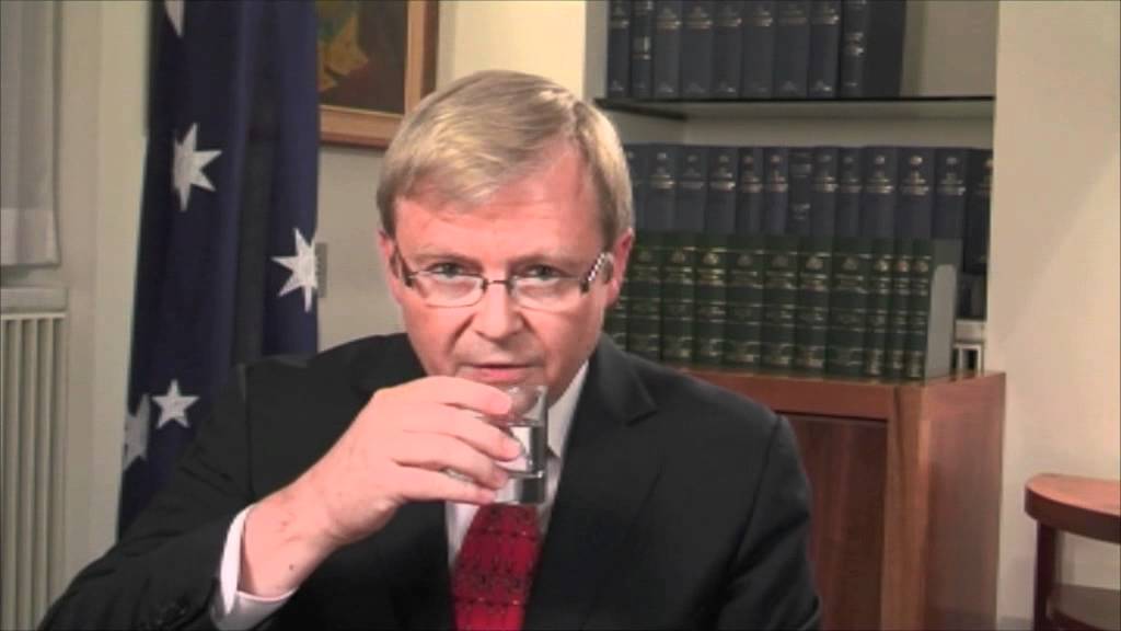 Kevin Rudd is a Happy Little Vegemite
